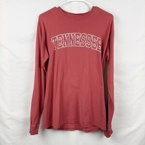 Southern Made Tennessee ComfortWash Long Sleeve Graphic T-Shirt Size Small Red